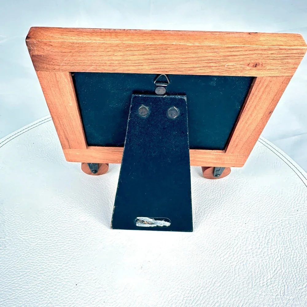 Fetco Shaker Woods Wooden 3.5x5 Picture Frame Vintage‎ Tabletop Easel Wood